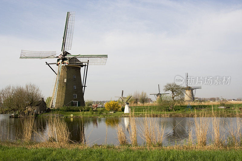 Kinderdijk 5号的风车